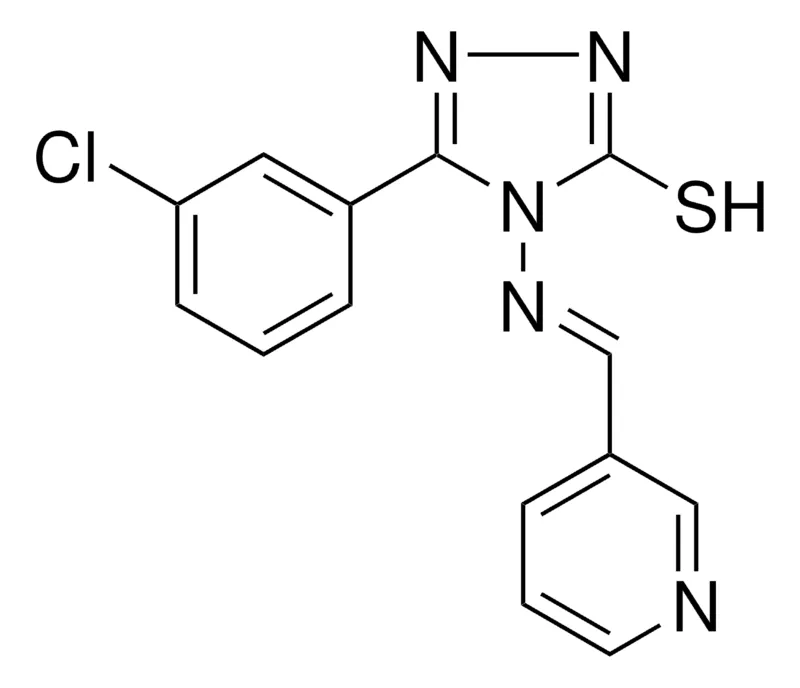 Sigma-Aldrich 5-(3-CHLOROPHENYL)-4-((3-PYRIDINYLMETHYLENE)AMINO)-4H-1,2,4-TRIAZOLE-3-THIOL,AldrichCPR