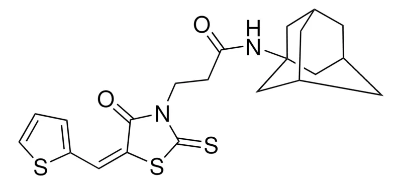 Sigma-Aldrich N-(1-ADAMANTYL)-3-[(5E)-4-OXO-5-(2-THIENYLMETHYLENE)-2-THIOXO-1,3-THIAZOLIDIN-3-YL]PROPANAMIDE，AldrichCPR