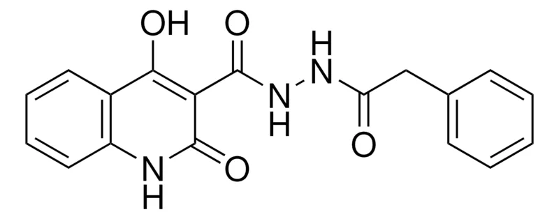 Sigma-Aldrich 4-HO-2-OXO-1,2-DIHYDRO-QUINOLINE-3-CARBOXYLIC ACID N'-PHENYLACETYL-HYDRAZIDE,AldrichCPR