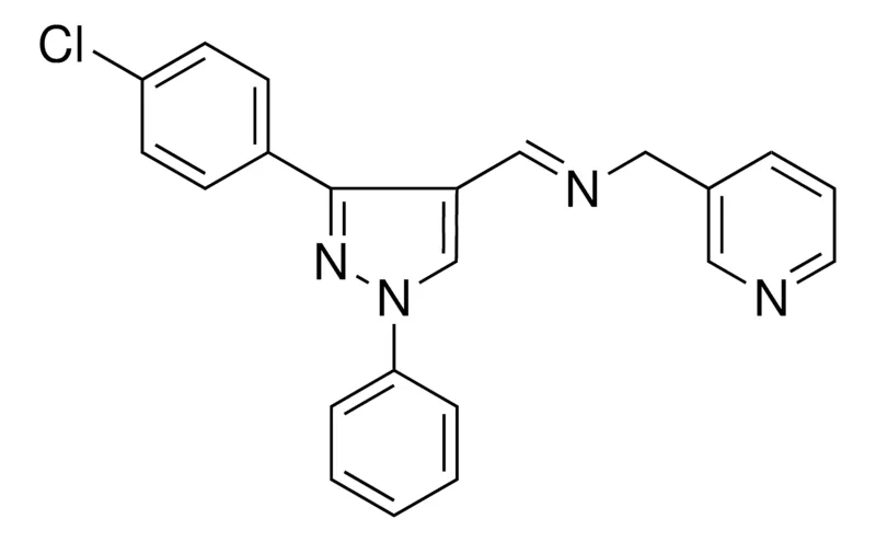 Sigma-Aldrich (3-(4-CHLORO-PHENYL)-1-PHENYL-1H-PYRAZOL-4-YLMETHYLENE)-PYRIDIN-3-YLMETHYL-AMINE,AldrichCPR