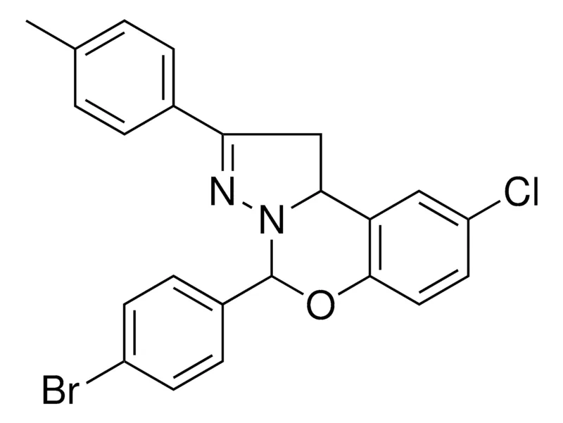 Sigma-Aldrich 4-(4-BR-PH)-8-CL-2-P-TOLYL-1,9B-2H-5-OXA-3,3A-DIAZA-CYCLOPENTA(A)NAPHTHALENE,AldrichCPR
