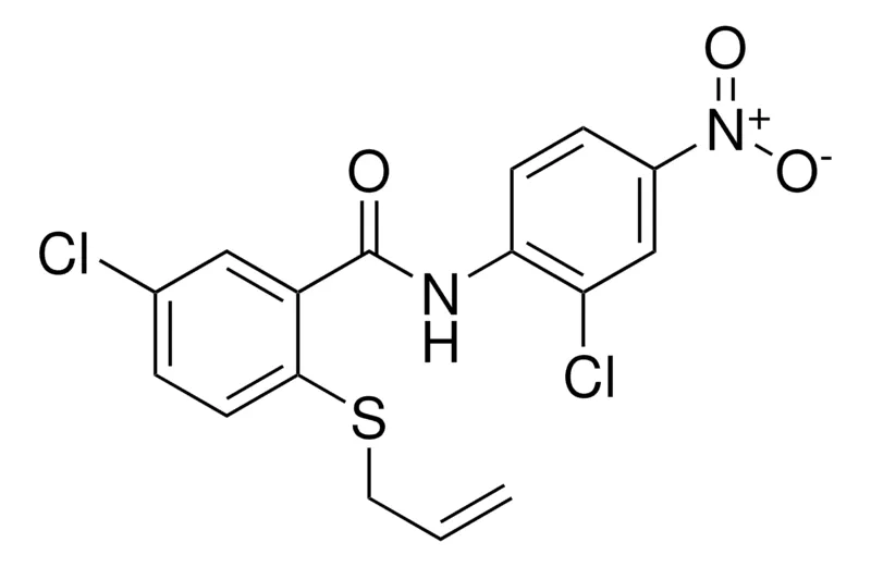 Sigma-Aldrich 2-ALLYLSULFANYL-5-CHLORO-N-(2-CHLORO-4-NITRO-PHENYL)-BENZAMIDE，AldrichCPR