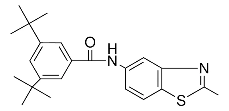 Sigma-Aldrich 3,5-DI-TERT-BUTYL-N-(2-METHYL-BENZOTHIAZOL-5-YL)-BENZAMIDE,AldrichCPR