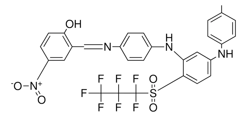Sigma-Aldrich 2-[({4-[2-[(1,1,2,2,3,3,3-HEPTAFLUOROPROPYL)SULFONYL]-5-(4-TOLUIDINO)ANILINO]PHENYL}IMINO)METHYL]-4-NITROPHENOL，AldrichCPR