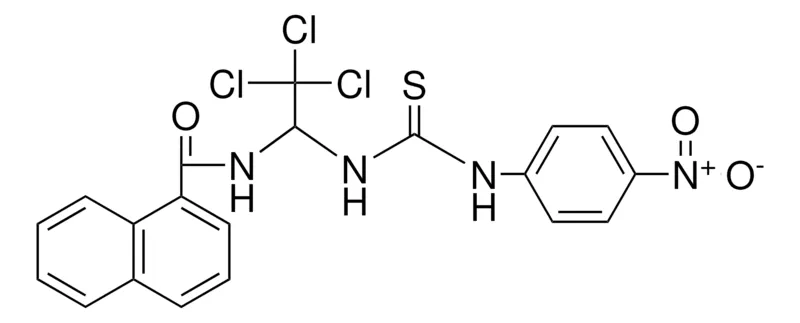Sigma-Aldrich NAPHTHALENE-1-CARBOXYLIC ACID (TRICHLORO-1-(3-(4-NITRO-PH)-THIOUREIDO)-ET)-AMIDE,AldrichCPR