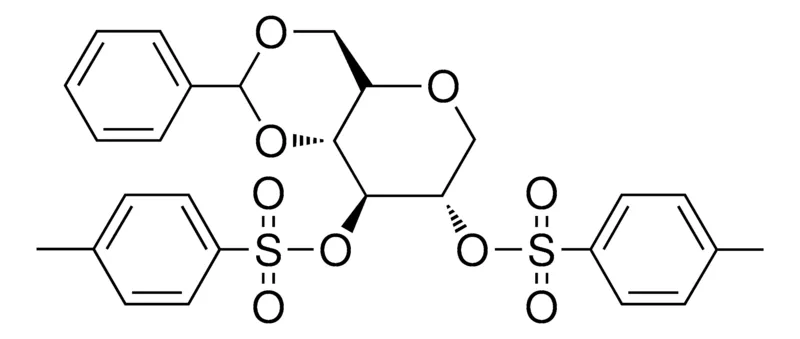 Sigma-Aldrich 1,5-ANHYDRO-4,6-O-BENZYLIDENE-2,3-BIS-O-(P-TOSYL)-D-SORBITOL,AldrichCPR