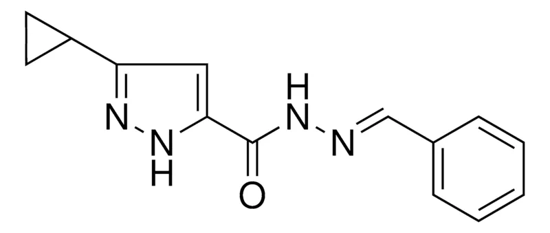 Sigma-Aldrich 5-CYCLOPROPYL-2H-PYRAZOLE-3-CARBOXYLIC ACID BENZYLIDENE-HYDRAZIDE,AldrichCPR