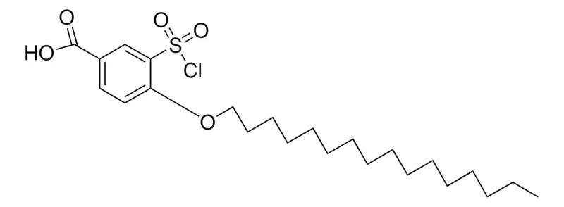 Sigma-Aldrich 3-CHLOROSULFONYL-4-HEXADECYLOXYBENZOIC ACID,AldrichCPR