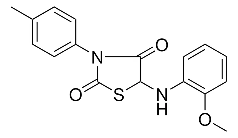 Sigma-Aldrich 5-(2-METHOXY-PHENYLAMINO)-3-P-TOLYL-THIAZOLIDINE-2,4-DIONE,AldrichCPR