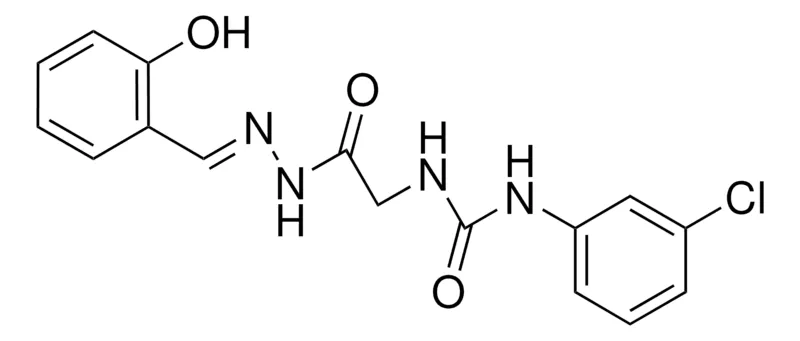 Sigma-Aldrich 2-(3-(3-CHLOROPHENYL)UREIDO)ACETIC (2-HYDROXYBENZYLIDENE)HYDRAZIDE,AldrichCPR