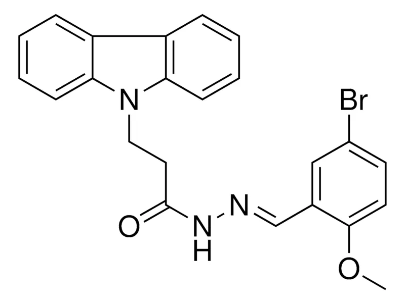 Sigma-Aldrich 3-CARBAZOL-9-YL-PROPIONIC ACID (5-BROMO-2-METHOXY-BENZYLIDENE)-HYDRAZIDE，AldrichCPR