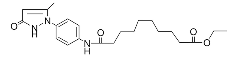 Sigma-Aldrich ETHYL 9-(4-(3-METHYL-5-OXO-3-PYRAZOLIN-2-YL)-PHENYLCARBAMOYL)NONANOATE,AldrichCPR