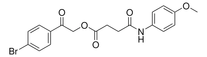 Sigma-Aldrich N-(4-METHOXY-PHENYL)-SUCCINAMIC ACID 2-(4-BROMO-PHENYL)-2-OXO-ETHYL ESTER,AldrichCPR