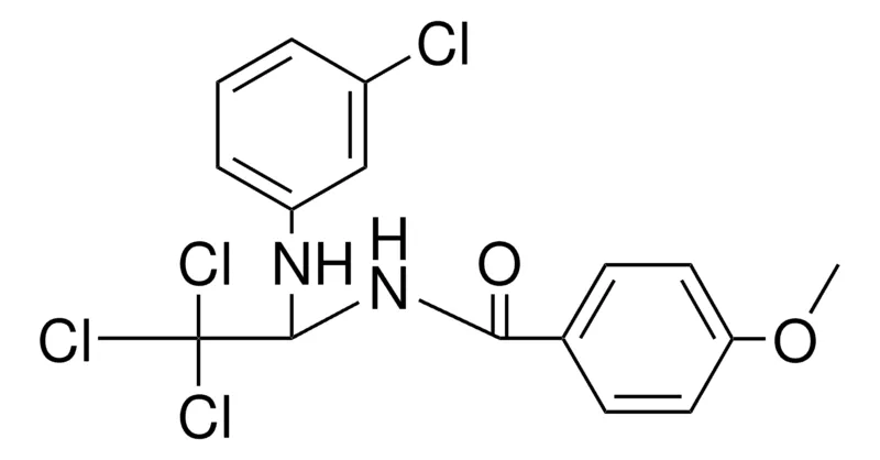 Sigma-Aldrich 4-METHOXY-N-(2,2,2-TRICHLORO-1-(3-CHLORO-PHENYLAMINO)-ETHYL)-BENZAMIDE,AldrichCPR