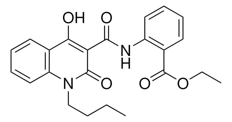 Sigma-Aldrich 2-((1-BU-4-HO-2-OXO-1,2-2H-QUINOLINE-3-CARBONYL)-AMINO)-BENZOIC ACID ETHYL ESTER,AldrichCPR