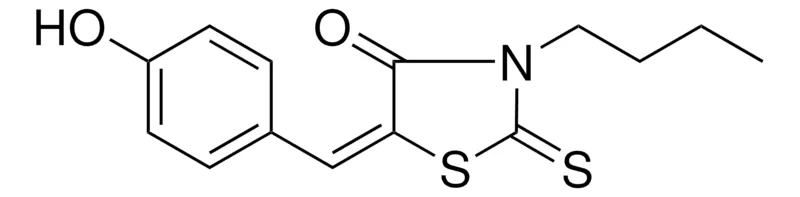 Sigma-Aldrich 3-BUTYL-5-(4-HYDROXYBENZYLIDENE)-2-THIOXO-1,3-THIAZOLIDIN-4-ONE (SYNONYM: PFM04),AldrichCPR