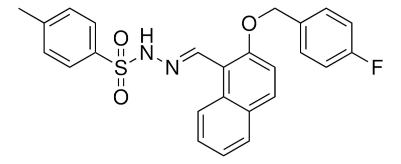 Sigma-Aldrich N'-((2-((4-F-BENZYL)OXY)-1-NAPHTHYL)METHYLENE)-4-METHYLBENZENESULFONOHYDRAZIDE,AldrichCPR