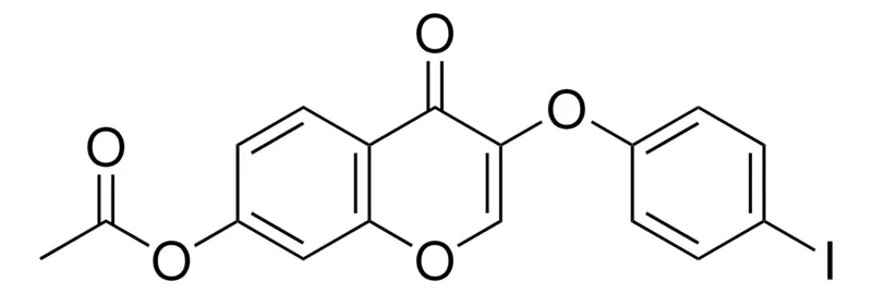 Sigma-Aldrich ACETIC ACID 3-(4-IODO-PHENOXY)-4-OXO-4H-CHROMEN-7-YL ESTER,AldrichCPR