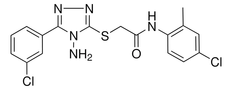 Sigma-Aldrich 2-((4-AMINO-5-(3-CL-PH)-4H-1,2,4-TRIAZOL-3-YL)THIO)-N-(4-CL-2-ME-PH)ACETAMIDE,AldrichCPR