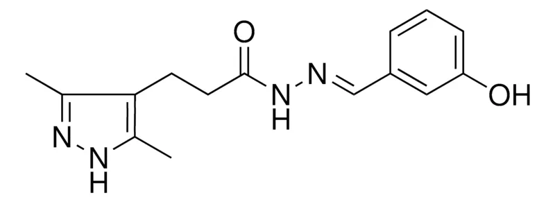 Sigma-Aldrich 3-(3,5-DIMETHYL-1H-PYRAZOL-4-YL)-PROPIONIC ACID (3-HO-BENZYLIDENE)-HYDRAZIDE,AldrichCPR