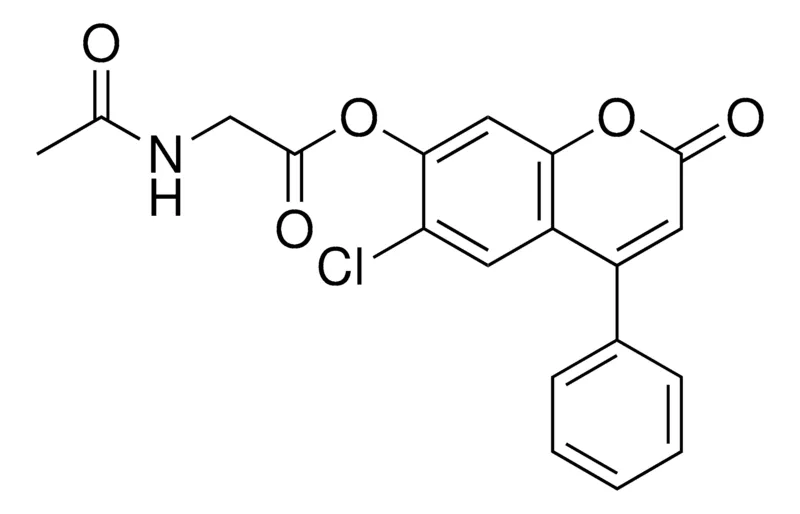 Sigma-Aldrich ACETYLAMINO-ACETIC ACID 6-CHLORO-2-OXO-4-PHENYL-2H-CHROMEN-7-YL ESTER,AldrichCPR