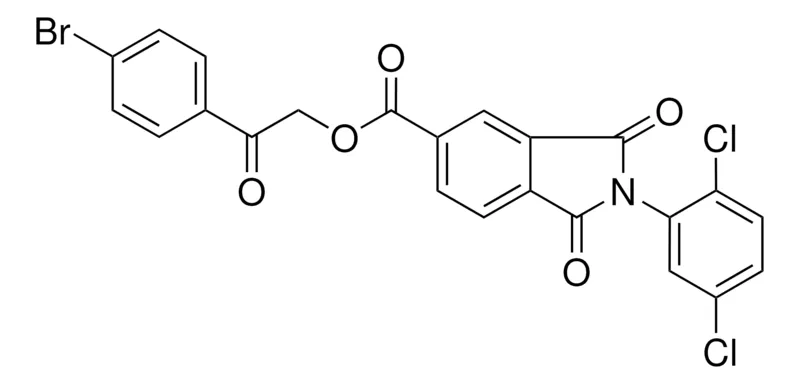 Sigma-Aldrich 2-(4-BROMOPHENYL)-2-OXOETHYL 2-(2,5-DICHLOROPHENYL)-1,3-DIOXO-5-ISOINDOLINECARBOXYLATE，AldrichCPR