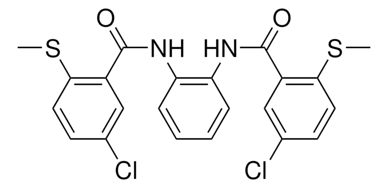 Sigma-Aldrich 5-CHLORO-N-(2-{[5-CHLORO-2-(METHYLSULFANYL)BENZOYL]AMINO}PHENYL)-2-(METHYLSULFANYL)BENZAMIDE，AldrichCPR