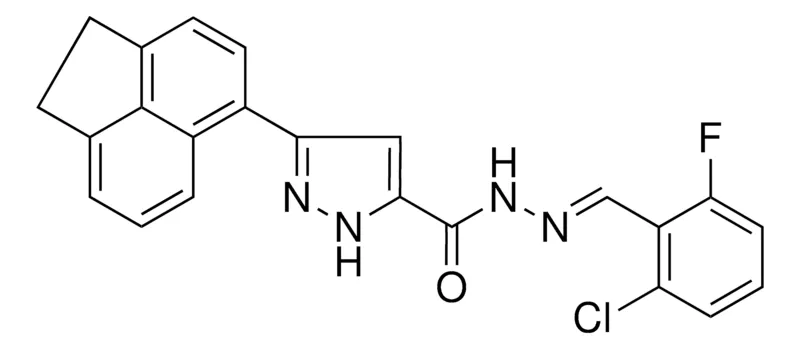 Sigma-Aldrich 5-ACENAPHTHEN-5-YL-2H-PYRAZOLE-3-CARBOXYLIC ACID (2-CL-6-F-BENZYLIDENE)HYDRAZIDE,AldrichCPR