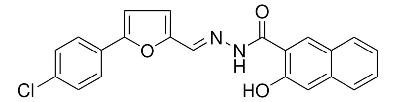 Sigma-Aldrich 3-HO-NAPHTHALENE-2-CARBOXYLIC ACID (5-(4-CL-PH)-FURAN-2-YLMETHYLENE)-HYDRAZIDE，AldrichCPR