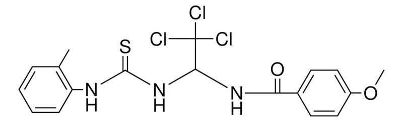 Sigma-Aldrich 4-METHOXY-N-(2,2,2-TRICHLORO-1-(3-O-TOLYL-THIOUREIDO)-ETHYL)-BENZAMIDE,AldrichCPR