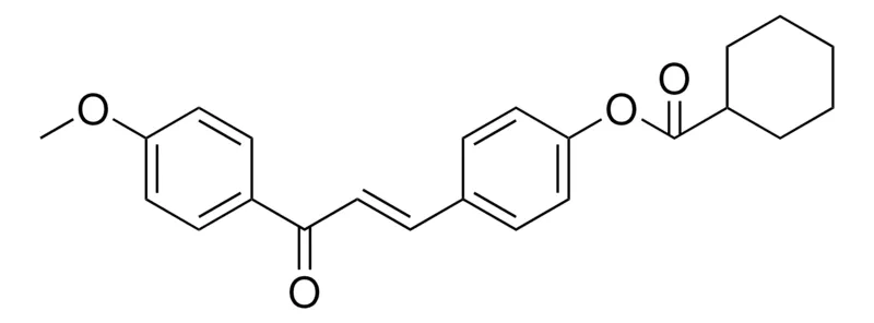 Sigma-Aldrich CYCLOHEXANECARBOXYLIC ACID 4-(3-(4-METHOXY-PHENYL)-3-OXO-PROPENYL)-PHENYL ESTER,AldrichCPR