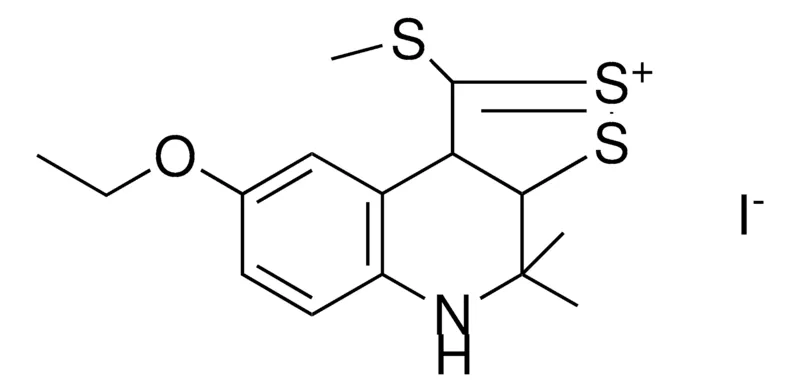 Sigma-Aldrich ETHOXY-DIMETHYL-METHYLSULFANYL-THIA-THIONIA-AZA-CYCLOPENTA(A)NAPHTHALENE, IODIDE,AldrichCPR