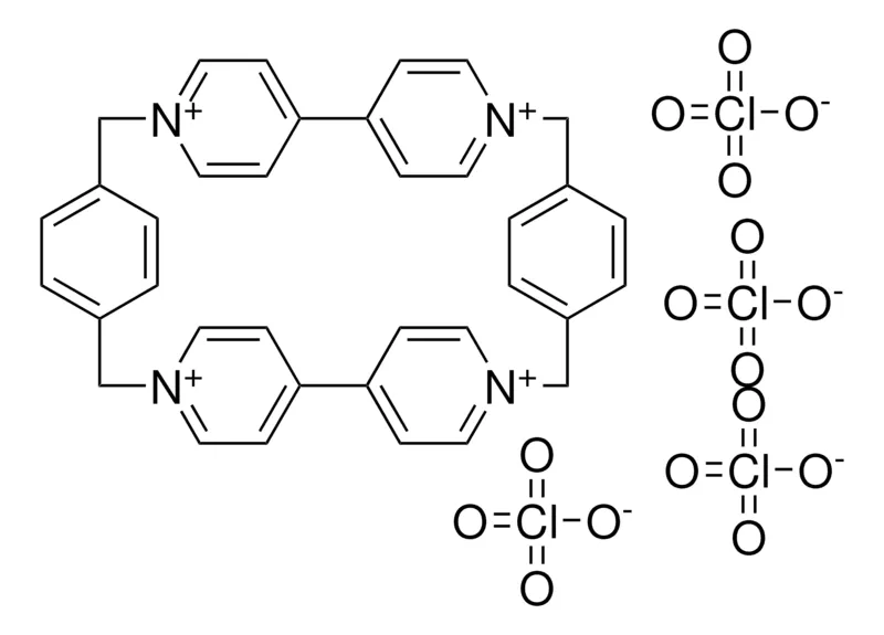 Sigma-Aldrich 5,12,19,26-TETRAAZONIAHEPTACYCLO[24.2.2.2(2,5).2(7,10).2(12,15).2(16,19).2(21,24)]TETRACONTA-1(28),2,4,7,9,12,14,16,18,21,23,26,29,31,33,35,37,39-OCTADECAENE TETRAPERCHLORATE，AldrichCPR