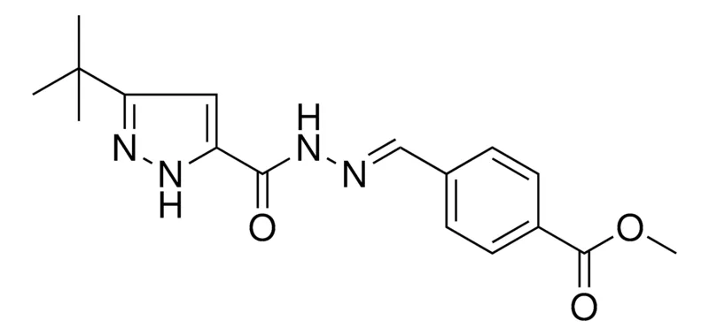 Sigma-Aldrich 4-((5-TERT-BUTYL-2H-PYRAZOLE-3-CARBONYL)-HYDRAZONOMETHYL)-BENZOIC ACID ME ESTER,AldrichCPR