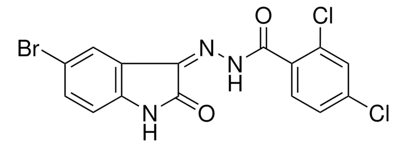Sigma-Aldrich 2,4-DICHLORO-BENZOIC ACID (5-BROMO-2-OXO-1,2-DIHYDRO-INDOL-3-YLIDENE)-HYDRAZIDE,AldrichCPR