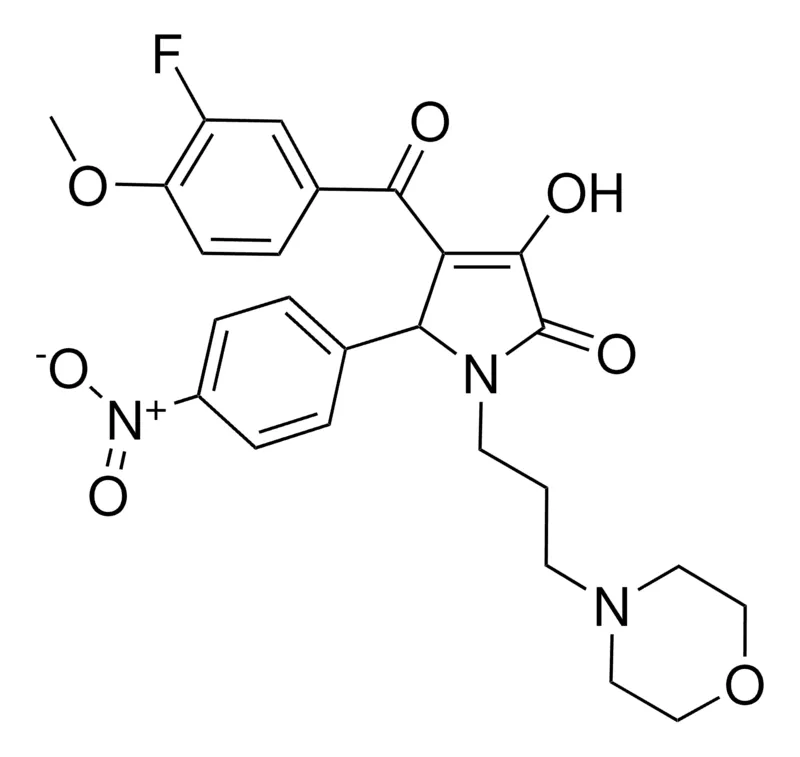 Sigma-Aldrich 4-(3-FLUORO-4-METHOXYBENZOYL)-3-HYDROXY-1-[3-(4-MORPHOLINYL)PROPYL]-5-(4-NITROPHENYL)-1,5-DIHYDRO-2H-PYRROL-2-ONE，AldrichCPR