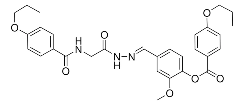 Sigma-Aldrich 2-MEO-4-(2-(((4-PROPOXYBENZOYL)AMINO)AC)CARBOHYDRAZONOYL)PH 4-PROPOXYBENZOATE,AldrichCPR