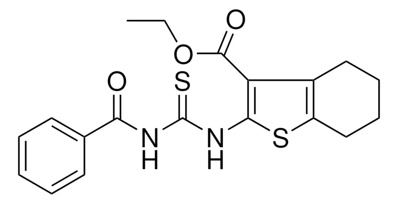 Sigma-Aldrich 2-(3-BENZOYL-THIOUREIDO)-4H-BENZO(B)THIOPHENE-3-CARBOXYLIC ACID ETHYL ESTER,AldrichCPR