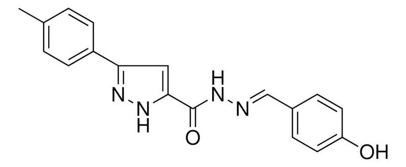 Sigma-Aldrich 5-P-TOLYL-2H-PYRAZOLE-3-CARBOXYLIC ACID (4-HYDROXY-BENZYLIDENE)-HYDRAZIDE,AldrichCPR