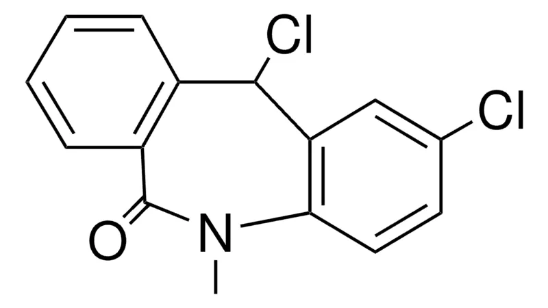 Sigma-Aldrich 2,11-DICHLORO-5,11-DIHYDRO-5-METHYL-6H-DIBENZ(B,E)AZEPIN-6-ONE,AldrichCPR
