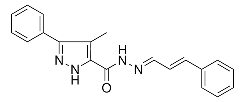 Sigma-Aldrich 4-METHYL-5-PHENYL-2H-PYRAZOLE-3-CARBOXYLIC ACID (3-PHENYL-ALLYLIDENE)-HYDRAZIDE，AldrichCPR