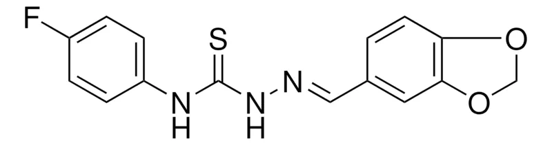 Sigma-Aldrich 1,3-BENZODIOXOLE-5-CARBALDEHYDE N-(4-FLUOROPHENYL)THIOSEMICARBAZONE,AldrichCPR