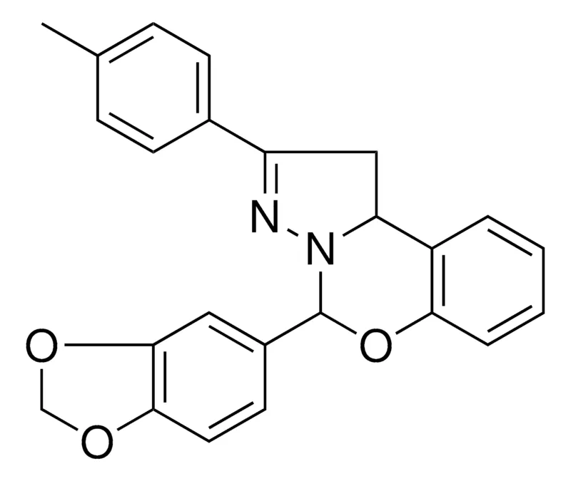 Sigma-Aldrich 4-BENZO(1,3)DIOXOL-5-YL-2-P-TOLYL-2H-5-OXA-3,3A-DIAZA-CYCLOPENTA(A)NAPHTHALENE,AldrichCPR