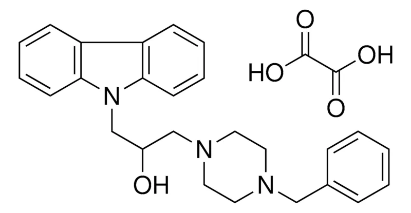 Sigma-Aldrich 1-(4-BENZYL-PIPERAZIN-1-YL)-3-CARBAZOL-9-YL-PROPAN-2-OL, OXALATE,AldrichCPR