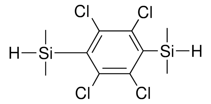 Sigma-Aldrich (2,3,5,6-TETRACHLORO-1,4-PHENYLENE)BIS(DIMETHYLSILANE),AldrichCPR