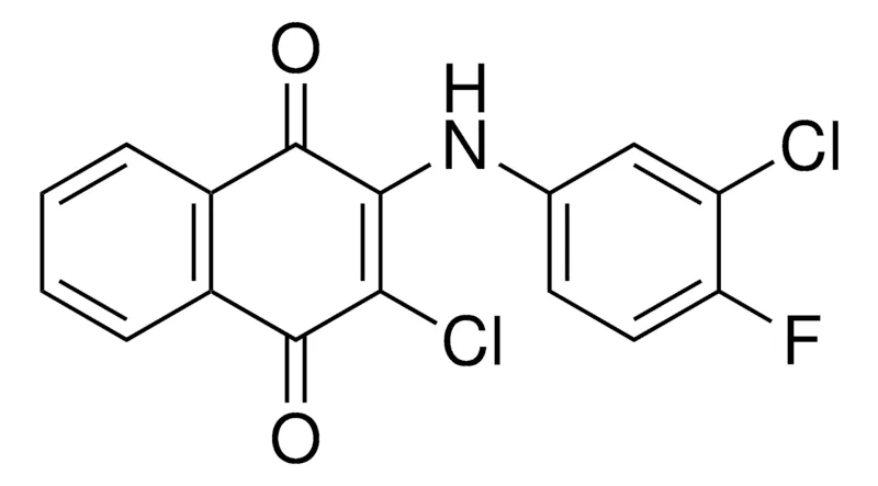 Sigma-Aldrich 2-CHLORO-3-(3-CHLORO-4-FLUORO-PHENYLAMINO)-(1,4)NAPHTHOQUINONE，AldrichCPR