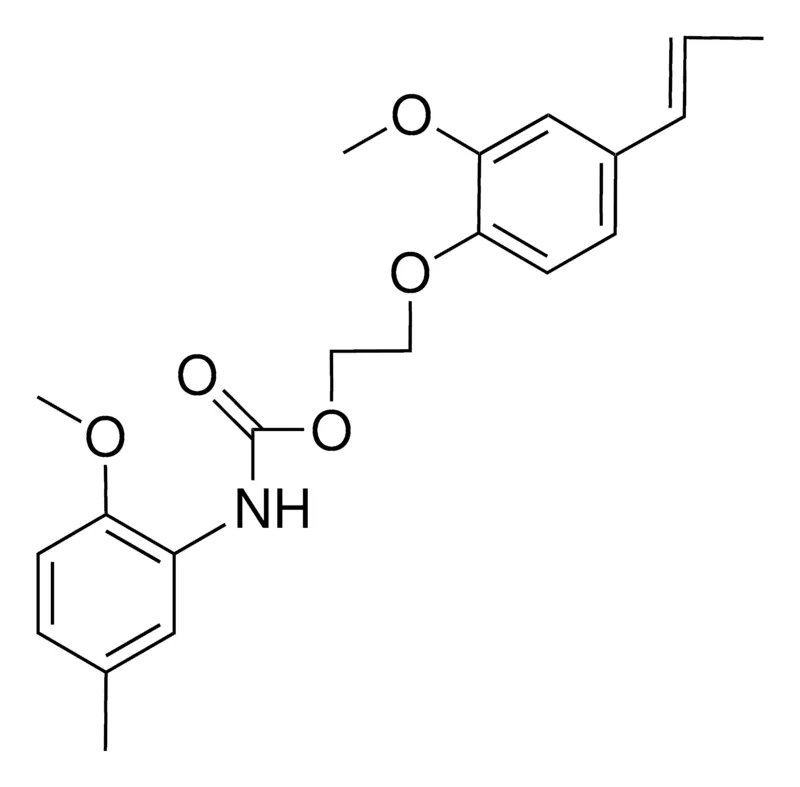Sigma-Aldrich 2-(2-METHOXY-4-(1-PROPENYL)PHENOXY)ETHYL N-(2-METHOXY-5-METHYLPHENYL)CARBAMATE,AldrichCPR