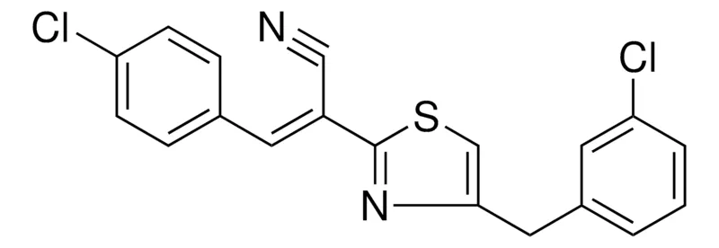 Sigma-Aldrich 2-(4-(3-CHLORO-BENZYL)-THIAZOL-2-YL)-3-(4-CHLORO-PHENYL)-ACRYLONITRILE,AldrichCPR