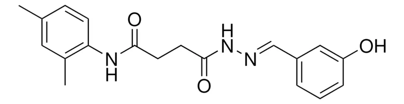 Sigma-Aldrich N-(2,4-DIMETHYLPHENYL)-4-(2-(3-HYDROXYBENZYLIDENE)HYDRAZINO)-4-OXOBUTANAMIDE,AldrichCPR
