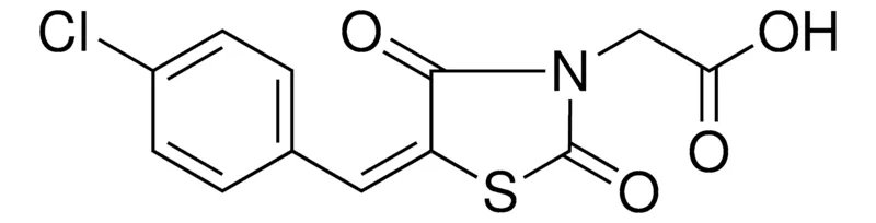 Sigma-Aldrich (5-(4-CHLOROBENZYLIDENE)-2,4-DIOXO-1,3-THIAZOLIDIN-3-YL)ACETIC ACID,AldrichCPR